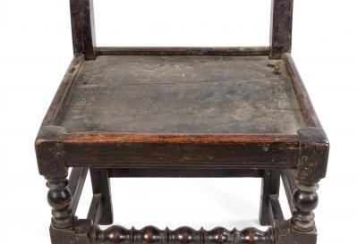 English Charles II Derbyshire Side Chair