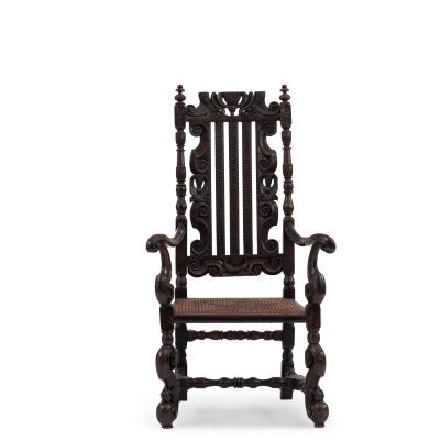 English Charles II Walnut Arm Chair
