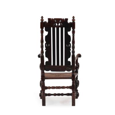English Charles II Walnut Arm Chair