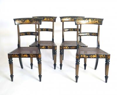 English Chinoiserie Chairs Ex Mabel Brady Garvan Collection Yale circa 1835