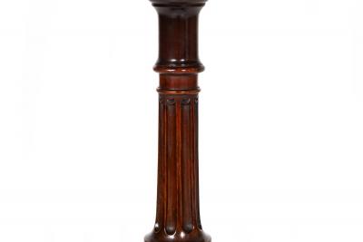 English Chippendale Antique Carved Mahogany Pie Crust Table ca 1760