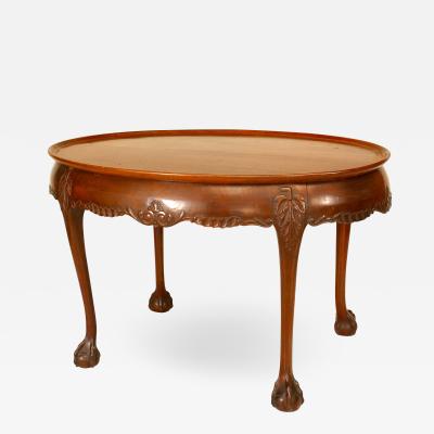 English Chippendale Mahogany Center Table