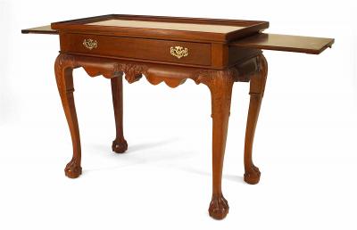 English Chippendale Mahogany Console Table