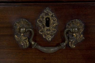 English Chippendale Mahogany Kneehole Desk