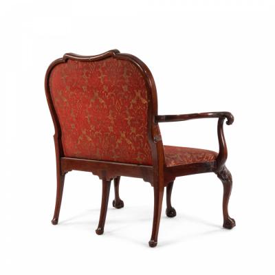 English Chippendale Mahogany Loveseat
