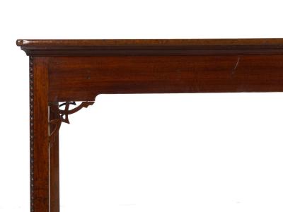 English Chippendale Rectangular Mahogany Antique Console Center Table circa 1770