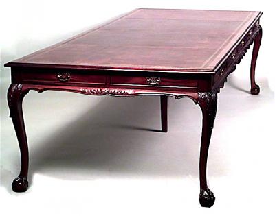 English Chippendale Style Mahogany Conference Table