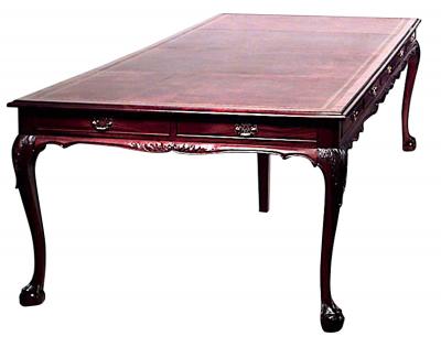 English Chippendale Style Mahogany Conference Table