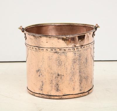 English Copper Apple Bucket