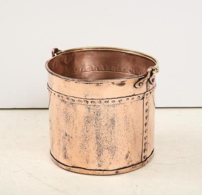 English Copper Apple Bucket