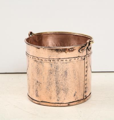 English Copper Apple Bucket