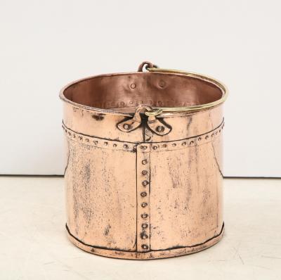 English Copper Apple Bucket