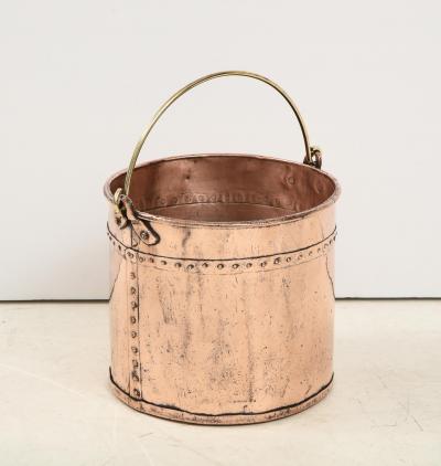English Copper Apple Bucket
