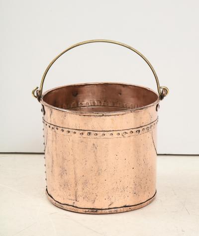 English Copper Apple Bucket