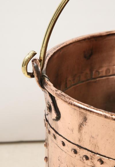English Copper Apple Bucket