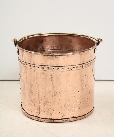 English Copper Apple Bucket