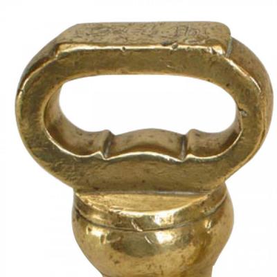 English Country Brass Paperweights