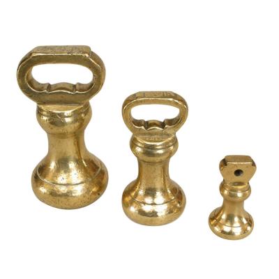 English Country Brass Paperweights