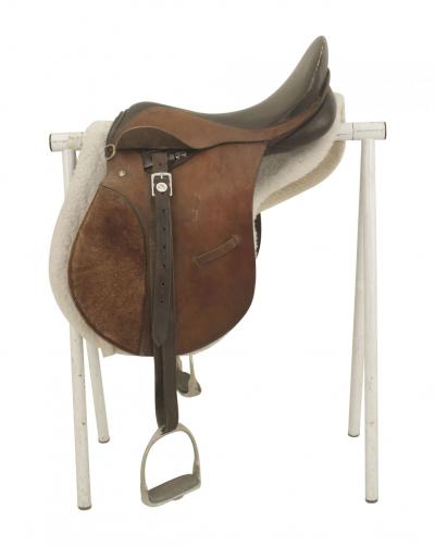 English Country Brown Leather Horse Saddle