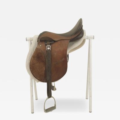 English Country Brown Leather Horse Saddle