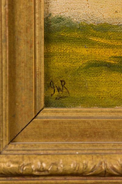 English Country Horse and Jockey Painting