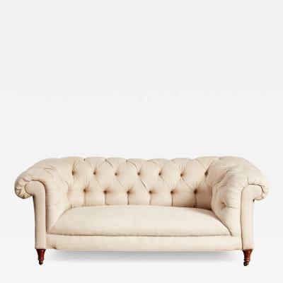 English Country House Button Back Chesterfield Sofa