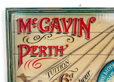 English Country Painted Gold Wall Plaque