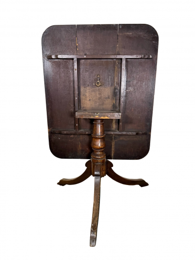 English Country Regency Oak Tilt Top Breakfast Table circa 1825