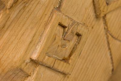 English Country Style Carved Pine Horse Head