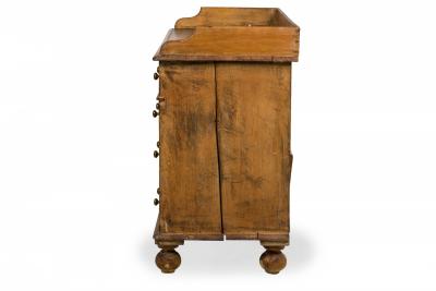 English Country Style Pine Wood Kneehole Desk