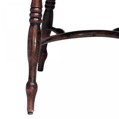English Country Walnut Windsor Side Chair