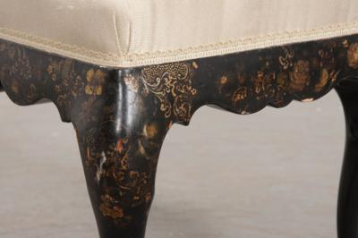 English Early 20th Century Hand Painted Stool