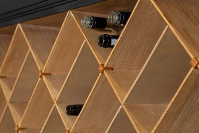 English Ebonised Beech Haberdashery Cabinet