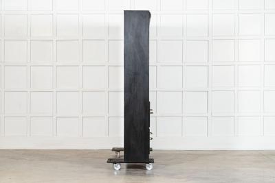 English Ebonised Beech Haberdashery Cabinet