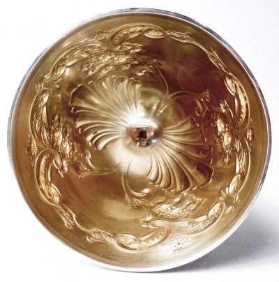 English Edwardian Classical Sterling Silver Ceremonial Chalice 1903