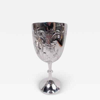 English Edwardian Classical Sterling Silver Ceremonial Chalice 1903