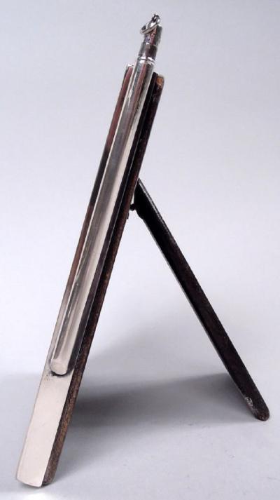 English Edwardian Enamel Novelty Picture Frame with Pencil 1922