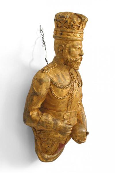 English Edwardian Lifesize Figurehead of Edward VII