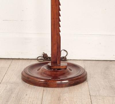 English Floor Lamp with Tray Vintage