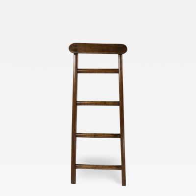 English Fruitwood Bunk Ladder Circa 1900 