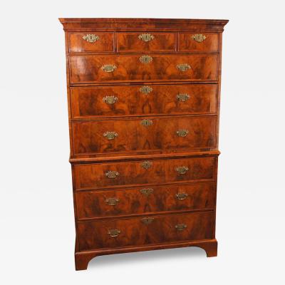 English George I Style Chest on Chest