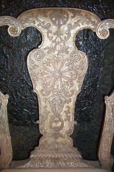 English George I style Silvered Armchair after a design by William Kent