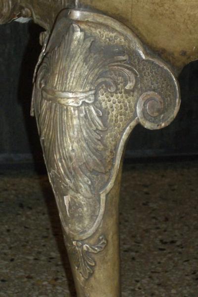 English George I style Silvered Armchair after a design by William Kent