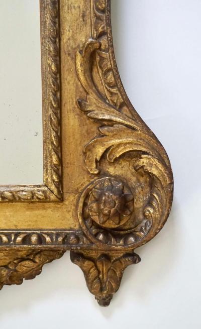 English George II Giltwood Mirror in the Manner of William Kent circa 1735