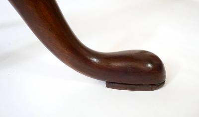 English George II Solid Mahogany Pillar and Claw Tilt Top Table circa 1740