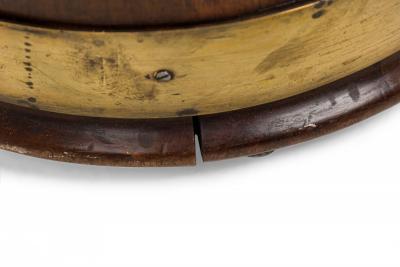 English George III Brass Bound Wooden Peat Bucket
