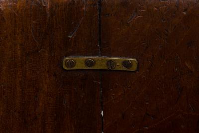 English George III Brass Bound Wooden Peat Bucket