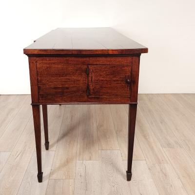 English George III Breakfront Mahogany Sideboard circa 1800