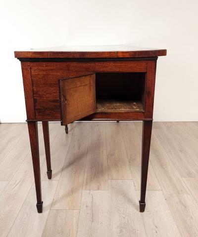 English George III Breakfront Mahogany Sideboard circa 1800