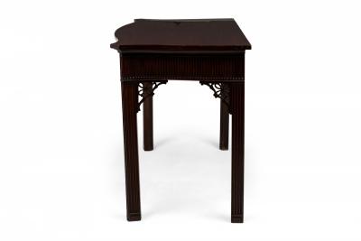 English George III Carved and Fluted Wood Server Console Table